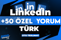 ⭐[KALİTE] LİNKEDIN +50 ÖZEL TÜRK YORUM⭐