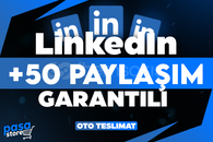 ⭐[KALİTE] LİNKEDIN +50 PAYLAŞIM GARANTİLİ⭐