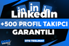 ⭐[KALİTE] LİNKEDIN +500 ADET PROFİL TAKİPÇİ⭐