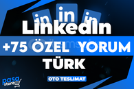 ⭐[KALİTE] LİNKEDIN +75 ÖZEL TÜRK YORUM⭐