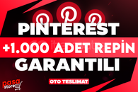 ⭐[KALİTE] PİNTEREST +1.000 REPİN GARANTİLİ⭐