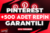 ⭐[KALİTE] PİNTEREST +500 REPİN GARANTİLİ⭐