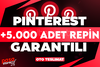 ⭐[KALİTE] PİNTEREST +5.000 REPİN GARANTİLİ⭐