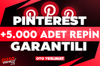 ⭐[KALİTE] PİNTEREST +5.000 REPİN GARANTİLİ⭐