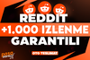 ⭐[KALİTE] REDDİT +1.000 İZLENME GARANTİLİ⭐