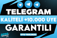 ⭐[KALİTE] TELEGRAM KALİTELİ +10.000 ÜYE ⭐