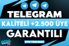 ⭐[KALİTE] TELEGRAM KALİTELİ +2.500 ÜYE ⭐