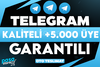 ⭐[KALİTE] TELEGRAM KALİTELİ +5.000 ÜYE ⭐