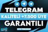 ⭐[KALİTE] TELEGRAM KALİTELİ +7.500 ÜYE ⭐