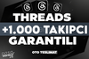 ⭐[KALİTE] THREADS +1.000 TAKİPCİ GARANTİLİ⭐