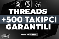 ⭐[KALİTE] THREADS +500 TAKİPCİ GARANTİLİ⭐