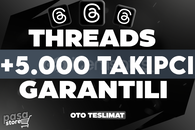 ⭐[KALİTE] THREADS +5.000 TAKİPCİ GARANTİLİ⭐