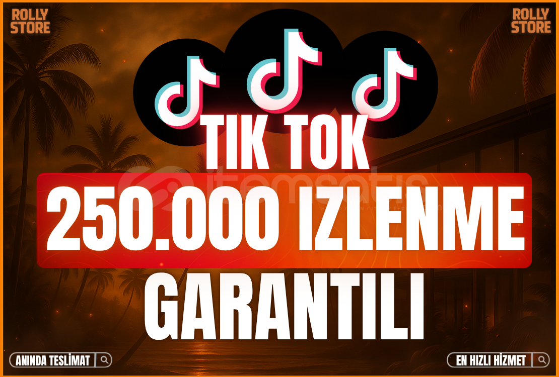 ✨KALİTE | TİKTOK 250.000 GERÇEK İZLENME✨ ✨KALİTE | TİKTOK 250.000 GERÇEK İZLENME✨