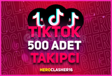 ⭐(DÜŞMEZ) Tiktok 500 Takipçi