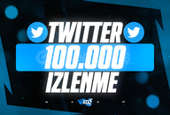 ⭐[KALİTE] Twitter(X) 100.000 İzlenme