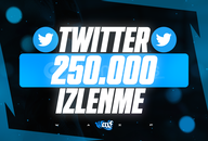 ⭐[KALİTE] Twitter(X) 250.000 İzlenme