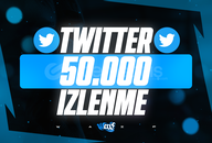 ⭐[KALİTE] Twitter(X) 50.000 İzlenme
