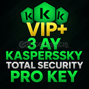 KALİTE VE SAĞLAM / Kaspersky PRO KEY 3 AY