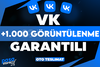 ⭐[KALİTE] VK +1.000 GÖRÜNTÜLENME GARANTİLİ⭐