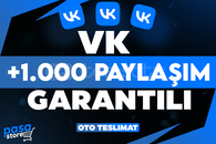 ⭐[KALİTE] VK +1.000 PAYLAŞIM GARANTİLİ⭐