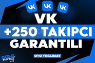 ⭐[KALİTE] VK +250 TAKİPÇİ GARANTİLİ⭐
