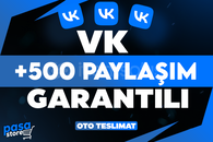 ⭐[KALİTE] VK +500 PAYLAŞIM GARANTİLİ⭐
