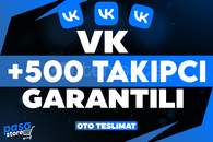 ⭐[KALİTE] VK +500 TAKİPÇİ GARANTİLİ⭐