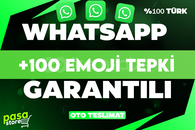 ⭐[KALİTE] WHATSAPP +100 EMOJİ TEPKİ TÜRK⭐