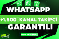⭐[KALİTE] WHATSAPP +1.500 KANAL TAKİPÇİ⭐