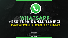 ⭐[KALİTE] WHATSAPP +250 TÜRK KANAL ÜYESİ⭐