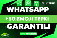 ⭐[KALİTE] WHATSAPP +50 EMOJİ TEPKİ TÜRK⭐