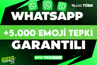 ⭐[KALİTE] WHATSAPP +5.000 EMOJİ TEPKİ TÜRK⭐