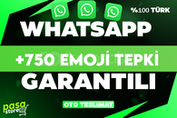 ⭐[KALİTE] WHATSAPP +750 EMOJİ TEPKİ TÜRK⭐