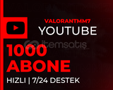 ⭐(KALİTE)⭐YOUTUBE 1000 GERÇEK ABONE⭐