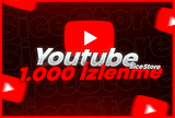 ⭐[KALİTE] Youtube 1000 Organik Gerçek İzlenme