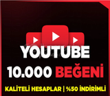 [⭐KALİTE ] YOUTUBE 10K GERÇEK BEĞENİ⭐