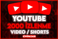⭐️ [KALİTE] YOUTUBE 2000 KALICI İZLENME