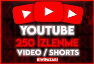 ⭐️ [KALİTE] YOUTUBE 250 KALICI İZLENME