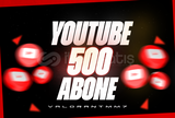 ⭐(KALİTE)⭐YOUTUBE 500 GERÇEK ABONE⭐