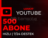 ⭐(KALİTE)⭐YOUTUBE 500 GERÇEK ABONE⭐