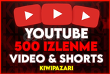 ⭐️ [KALİTE] YOUTUBE 500 KALICI İZLENME