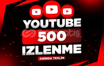 ⭐[KALİTE] Youtube 500 Organik Gerçek İzlenme⭐