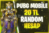 ⭐️KALİTE YÜKSEK ŞANS 20 TL PUGBMOBILE RANDOM⭐️