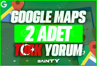 ✅[KALİTELİ]✅ 2 ADET GOOGLE MAPS TÜRK YORUM⭐