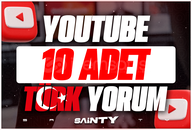 ✅[KALİTELİ]✅ 10 ADET YOUTUBE TÜRK YORUM⭐