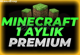 ⭐[KALİTELİ] 1 AYLIK MİNECRAFT PREMİUM⭐