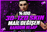 ⭐[KALİTELİ] %100 30-120 SKİN MAİL DEĞİŞEN⭐
