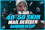 ⭐[KALİTELİ] %100 40-50 SKİN MAİL DEĞİŞEN⭐ 
