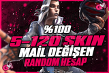 ⭐[KALİTELİ] %100 5-120 SKİN MAİL DEĞİŞEN⭐