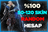 ⭐[KALİTELİ]%100 50-120 SKİN GARANTİ RANDOM⭐